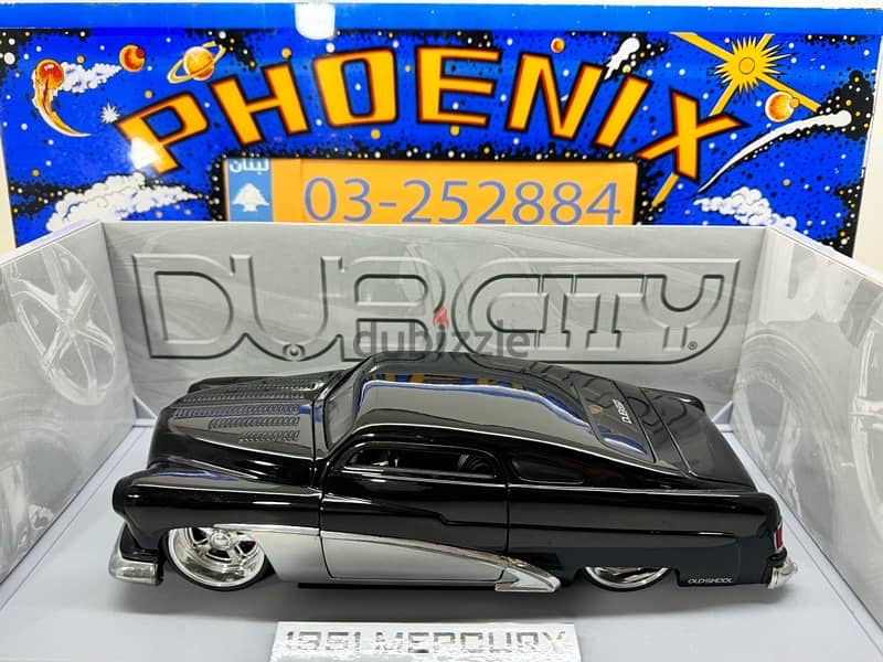 1/18 diecast 51’ Mercury OLD SKOOL (COLORADO CUSTOMS RIMS) DUB CITY 4