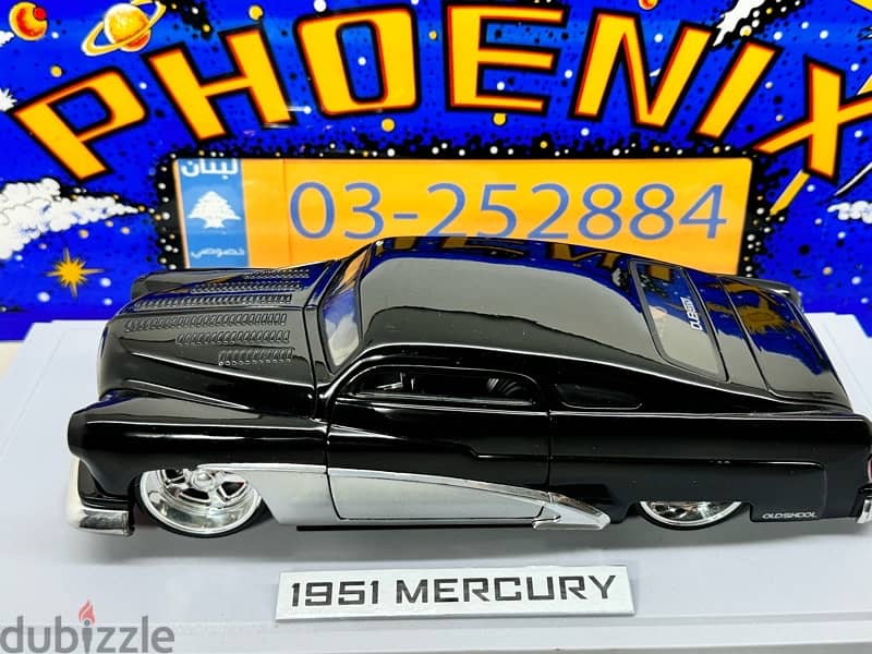 1/18 diecast 51’ Mercury OLD SKOOL (COLORADO CUSTOMS RIMS) DUB CITY 11