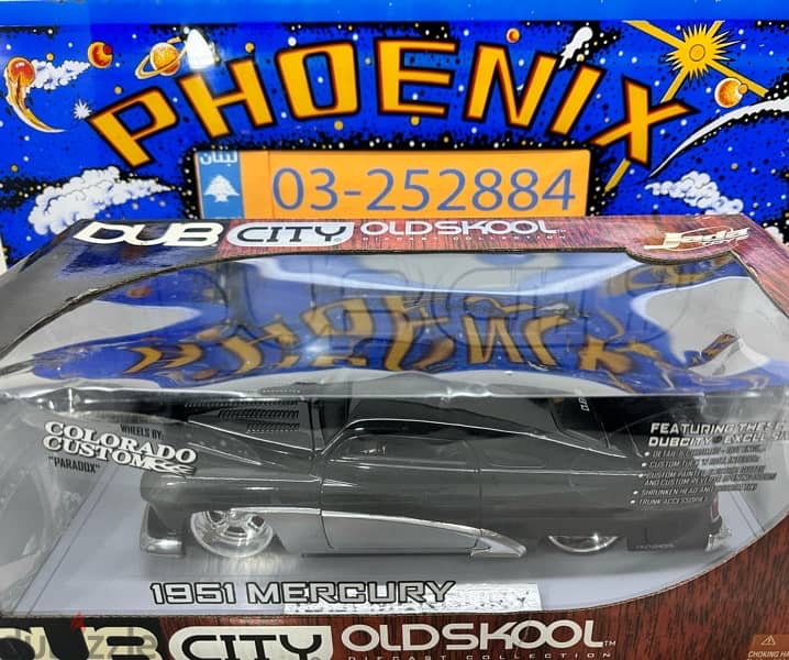 1/18 diecast 51’ Mercury OLD SKOOL (COLORADO CUSTOMS RIMS) DUB CITY 14