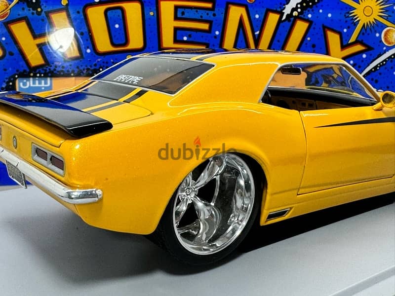 1/18 diecast 68’ Chevy Camaro BIG TIME MUSCLE SERIES  DUB CITY New box 7