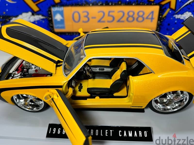 1/18 diecast 68’ Chevy Camaro BIG TIME MUSCLE SERIES  DUB CITY New box 10