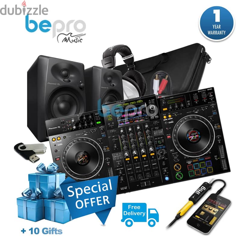 Pioneer XDJ-XZ Club,XDJXZ USB Pro DJ Set Bundle (Hot Offer + 10 Gift) 0