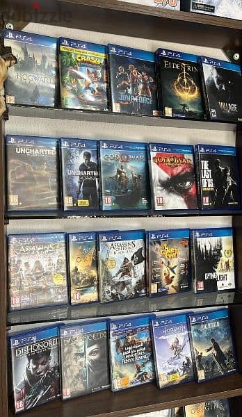 Ps4 used games trade or cash starting 10$ 3