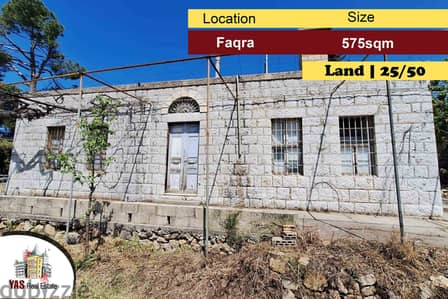 Kfardebian 575m2 | Land 25/50 | Open View | Main Road | MY |