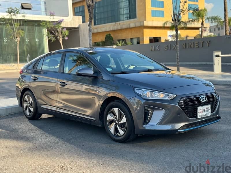 Hyundai Ioniq Hybrid 2018 like new 500 km b tamkeh 2