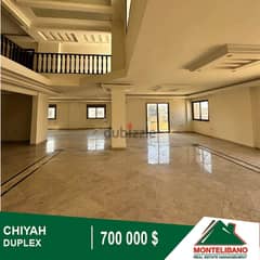 700,000$!!! Duplex Apartment for Sale located in Chiyah!!