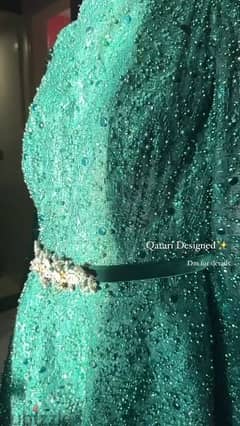 Luxurious dress with all its details