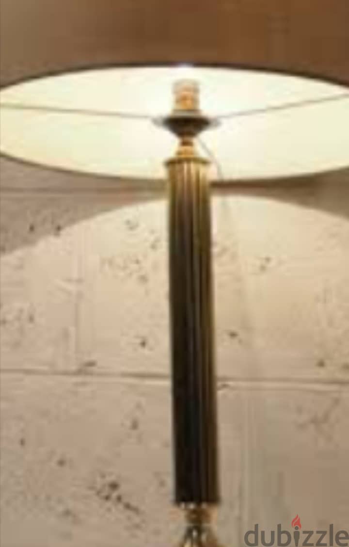 Antique Bronze & Marble  Lamp 5