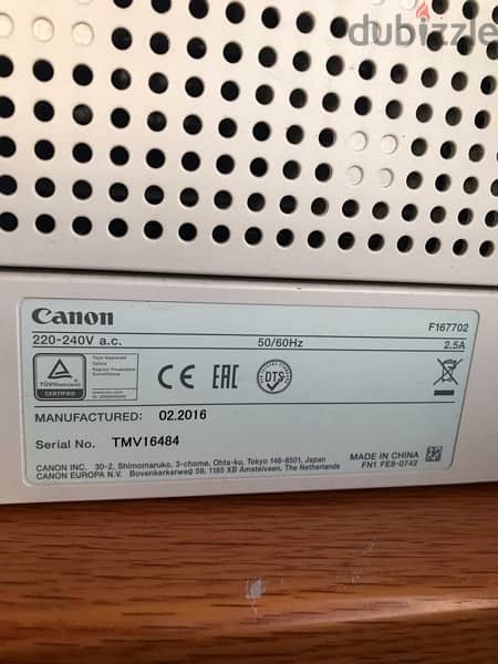 Canon MF628Cw wireless color printer with scanner and fax. 6