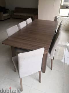 Dining table and chairs 0