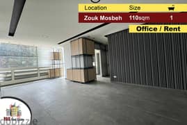 Zouk Mosbeh 110m2 | Office | Rent | Prime Location | Sea View | EL | 0
