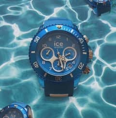 Original ICE-WATCH Aqua Malibu with Silicon Strap - Chrono