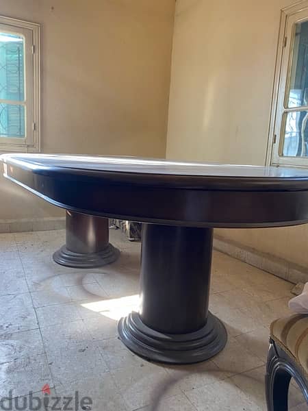 dining table with dresoire with chairs 1