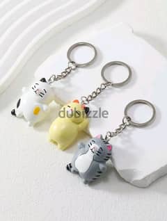 Lazy Cats keychains