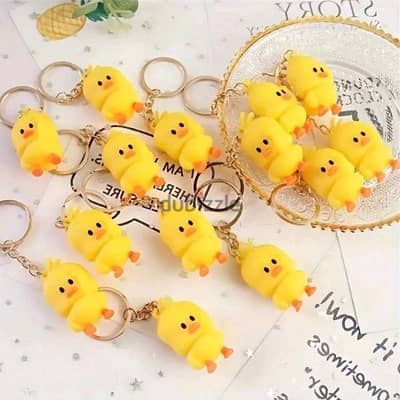 Cute little duck keychain