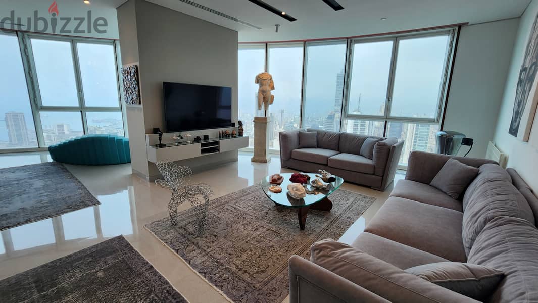 Apartment for sale in Achrafieh/ Amazing View/ Furnished 3