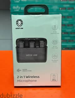 Green lion 2 in 1 wireless microphone type-c