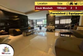 Zouk Mosbeh 190m2 | 120m2 Terrace | Furnished | Renovated |High End|EL 0