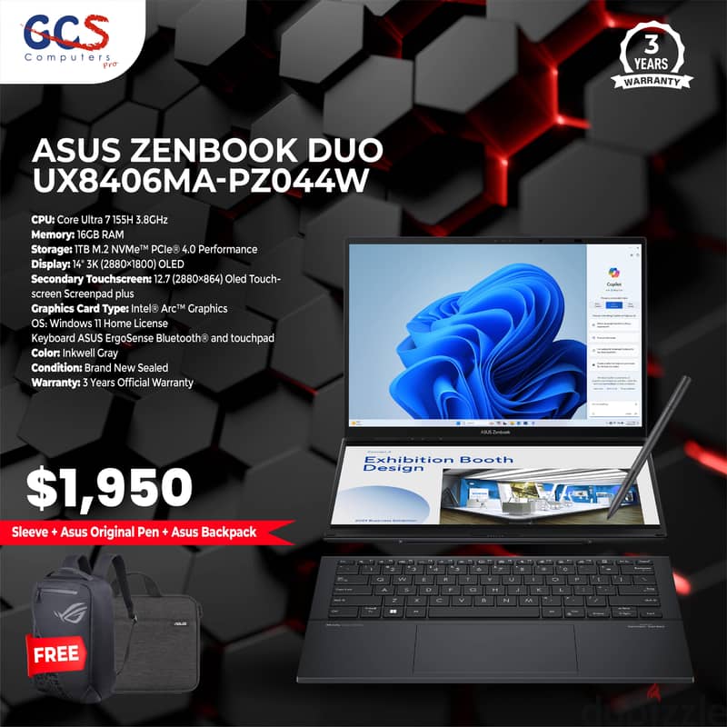 ASUS Zenbook Duo UX8406MA-PZ044W 0