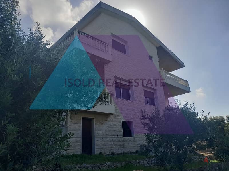 A 750 m2 villa with 1300m2 garden and terrace for sale in Batroun 1
