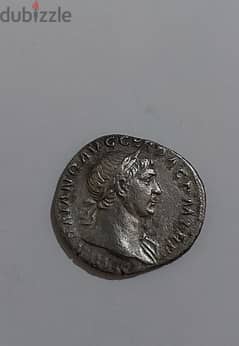 Trajan Roman Emperor Silver Coin Denarius year 117 AD