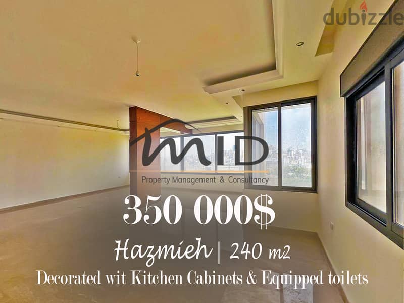Hazmiye | Decorated 3 Bedrooms Apartment | 240m² | Open View | Elegant 1