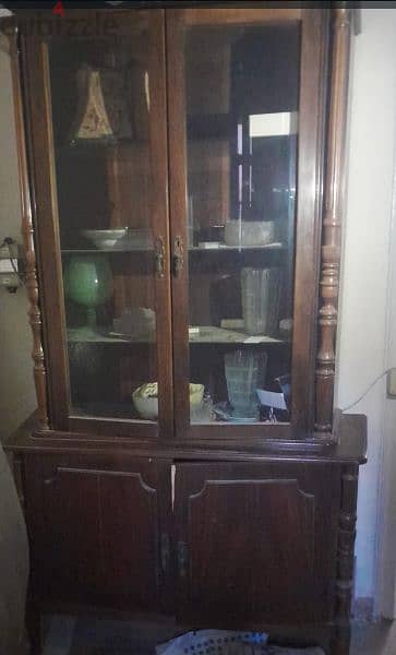 Vintage Dressoir Vitrine