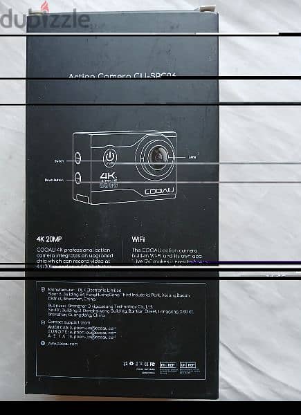 COOAU - SPC06 - Action Camera 4K 20 MP 3