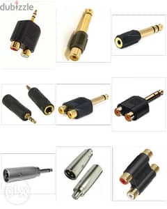 all adapter sound new not used,2$ & up