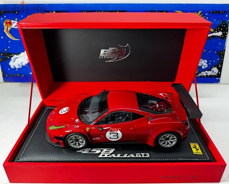 40% OFF 1/18 diecast Ferrari 458 GT-3 LIMITED 200 PIECES by BBR . 1