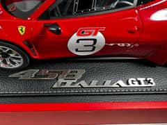 40% OFF 1/18 diecast Ferrari 458 GT-3 LIMITED 200 PIECES by BBR . 0