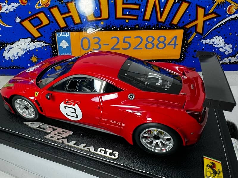 40% OFF 1/18 diecast Ferrari 458 GT-3 LIMITED 200 PIECES by BBR . 5