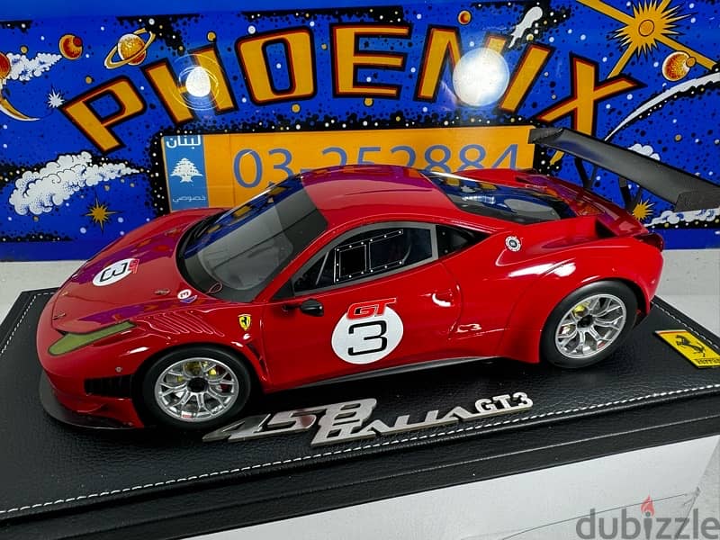 40% OFF 1/18 diecast Ferrari 458 GT-3 LIMITED 200 PIECES by BBR . 9