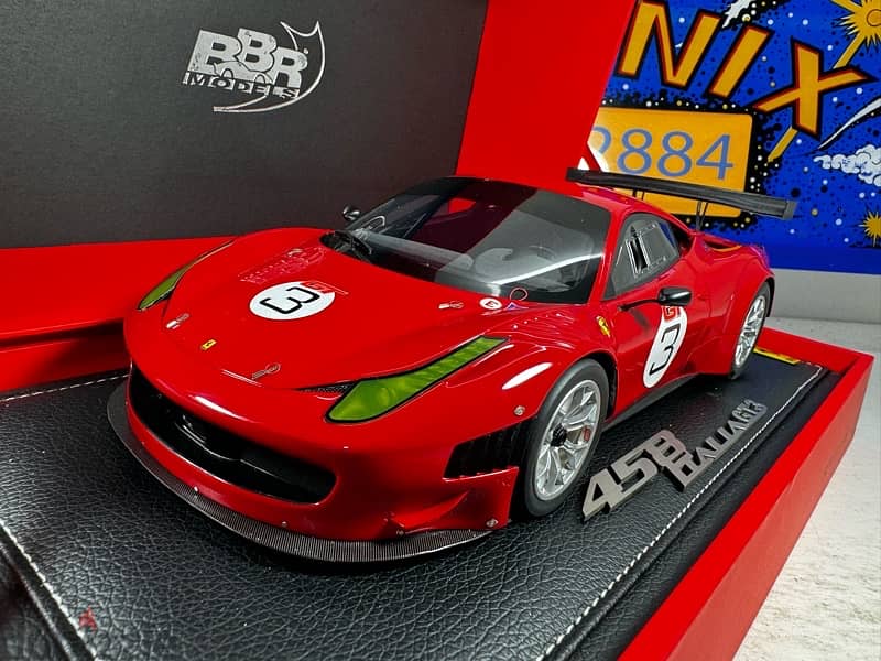40% OFF 1/18 diecast Ferrari 458 GT-3 LIMITED 200 PIECES by BBR . 13