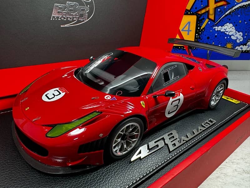 40% OFF 1/18 diecast Ferrari 458 GT-3 LIMITED 200 PIECES by BBR . 14