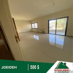 500$!! Apartment for rent located in Jdeideh 0
