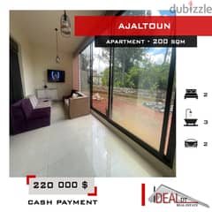Apartment for sale in Ajaltoun 200 sqm ref#nw56359