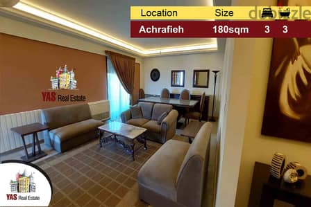 Achrafieh/Jitawi 180m2 | Prime Location | Well Maintained | PA |