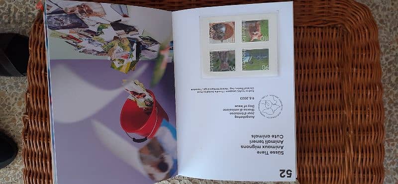 Swiss book of stamps 2023 1