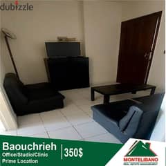 350$Monthly!Fully Furnished Ofice/Studio/Clinic For Rent In Bauchrieh! 0