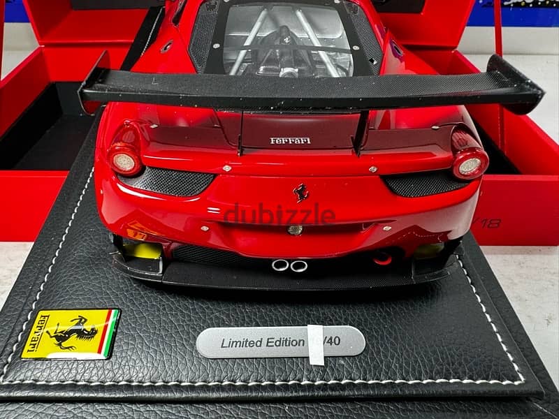 40% OFF 1/18 diecast Ferrari 458 Italia GT-2 (LIMITED 40 PIECES By BBR 4