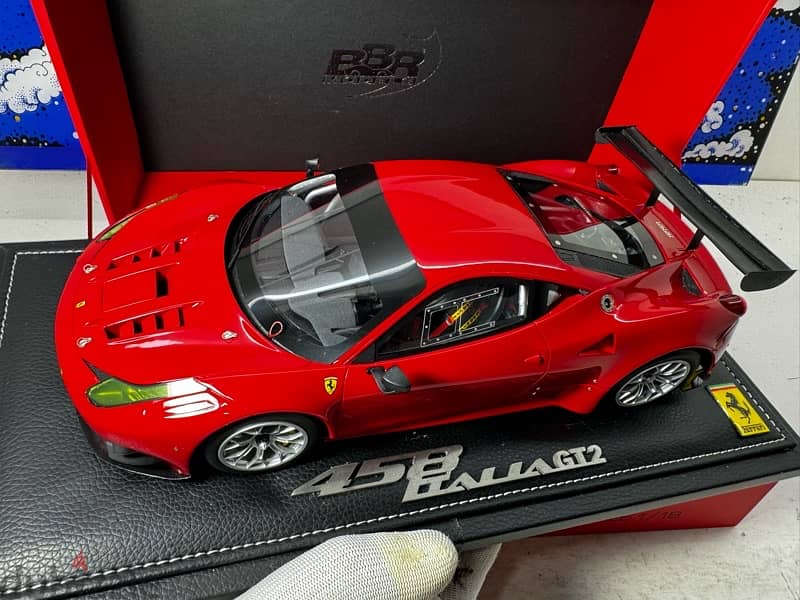 40% OFF 1/18 diecast Ferrari 458 Italia GT-2 (LIMITED 40 PIECES By BBR 5