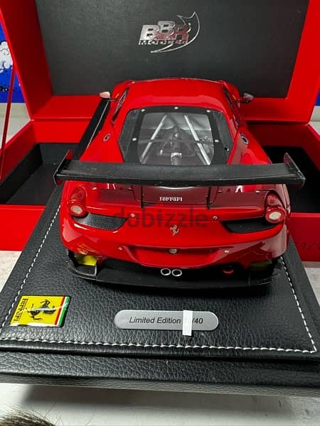 40% OFF 1/18 diecast Ferrari 458 Italia GT-2 (LIMITED 40 PIECES By BBR 7