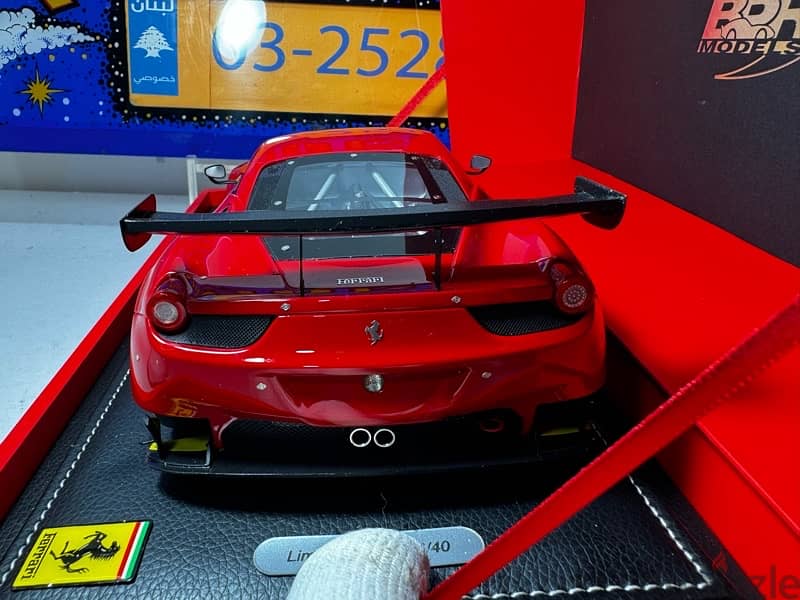 40% OFF 1/18 diecast Ferrari 458 Italia GT-2 (LIMITED 40 PIECES By BBR 11