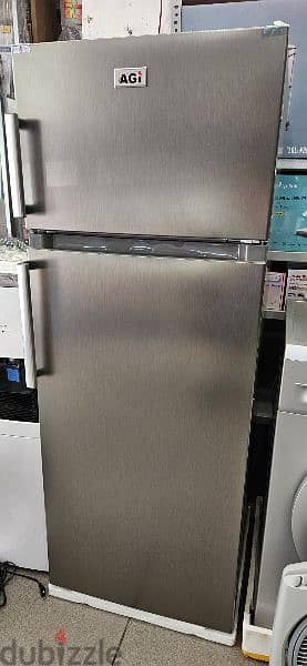 refrigerator fridge silver AGI براد ٧قدم 1