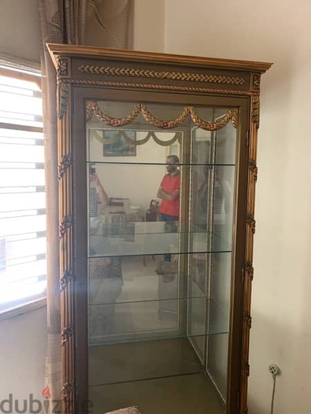 vintage dressoir vitrine 1