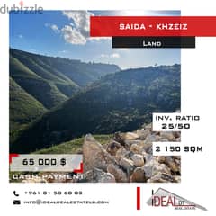 Land for sale in Saida Khzeiz 2150 sqm ref#jj26082 0