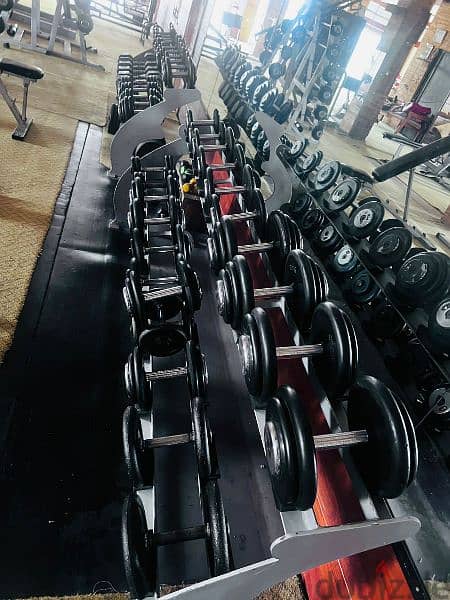 Gym for sale 03027072 GEO SPORT EQUIPMENT نادي حديد كامل للبيع 0