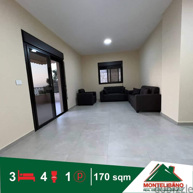 Open View Apartment for rent in halat!! 450$ 1