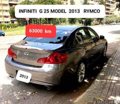 Infiniti G 25 model 2013 مصدر الشركة لبنان